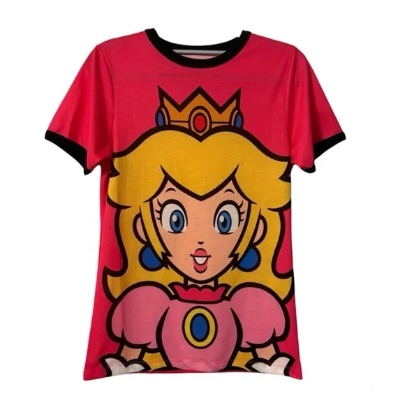 Princess Peach adult t-shirt from SUPER NINTENDO WORLD™ - Picture 1 of 3